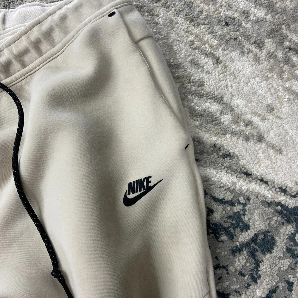 Nike Tech Fleece Joggers Mens XL Beige‎ Vintage Y2K Performance Season